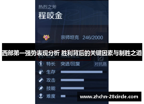 西部第一强势表现分析 胜利背后的关键因素与制胜之道 西部第一强势表现分析 胜利背后的关键因素与制胜之道