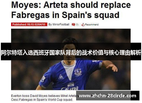 阿尔特塔入选西班牙国家队背后的战术价值与核心理由解析 阿尔特塔入选西班牙国家队背后的战术价值与核心理由解析
